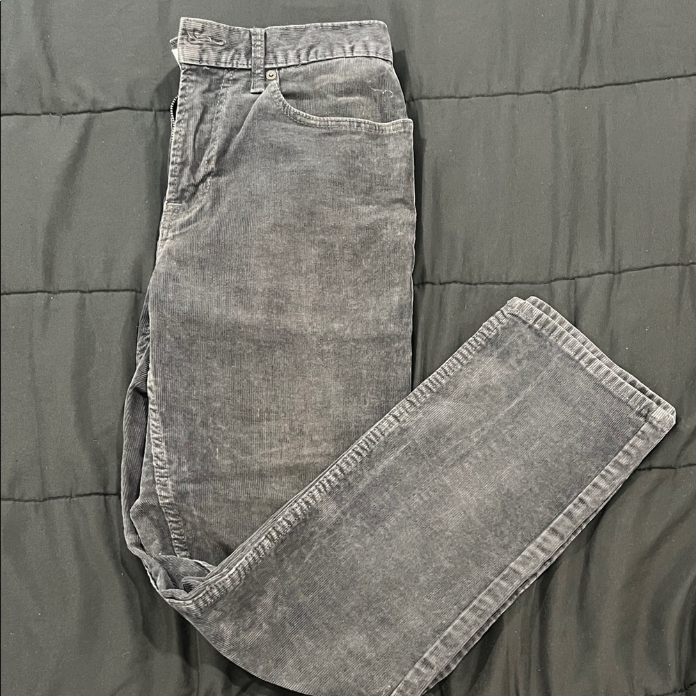 Old Navy Slim Fit Corduroy Pants - Dark Gray